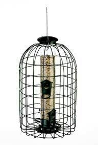 Audubon Squirrel Proof Caged Tube Feeder