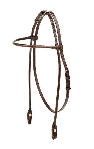 Tory English Bridle Roll Browband Headstall Arab