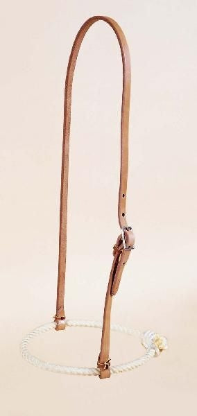 Tory Lthr Waxed Rope Noseband Lthr Headstall
