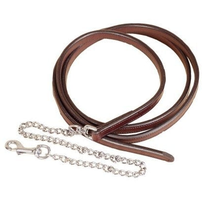 Full Double-Stitched Lead/Nickel Chain Brn