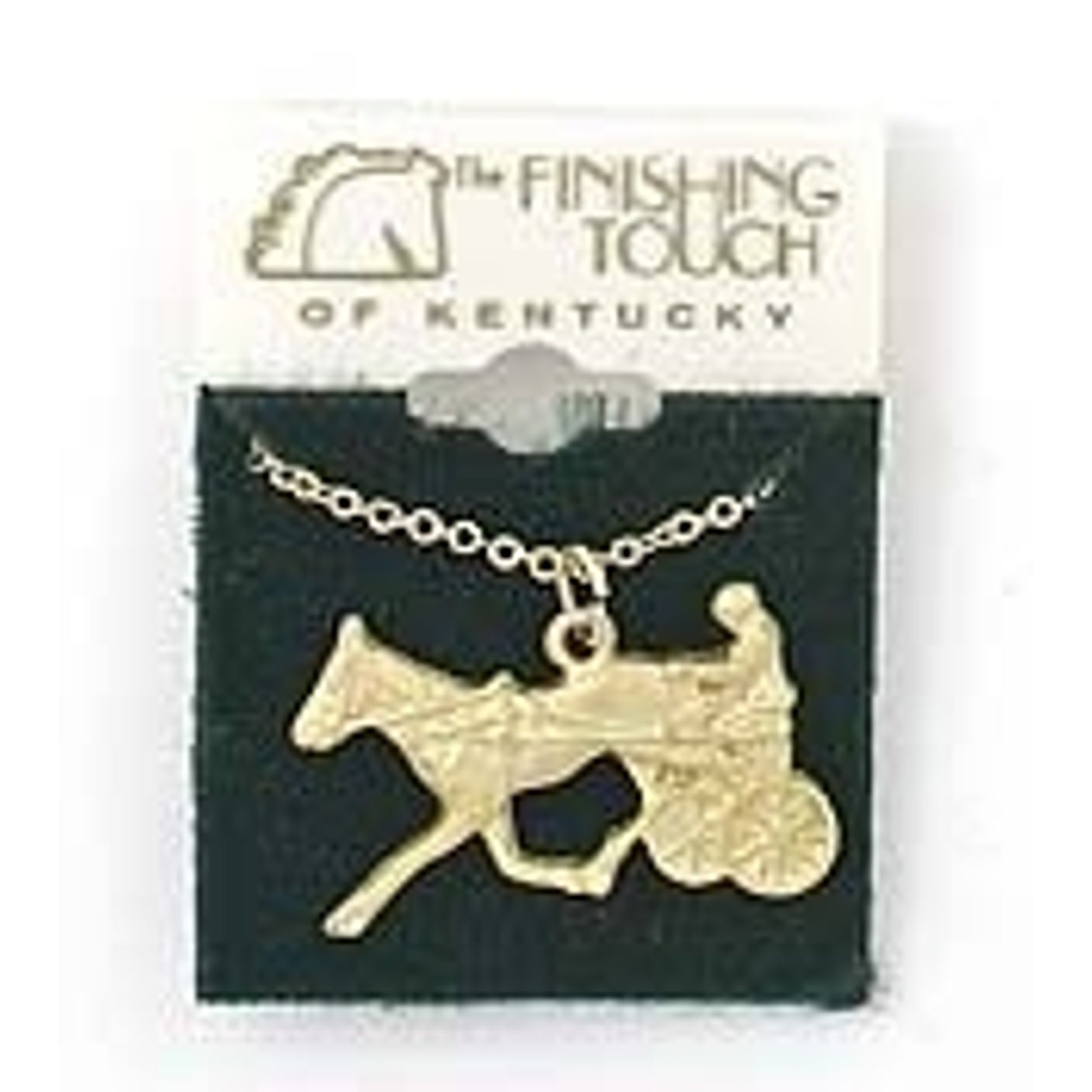 Finish Touch Harness Race Fashion Necklace 1 1/4in