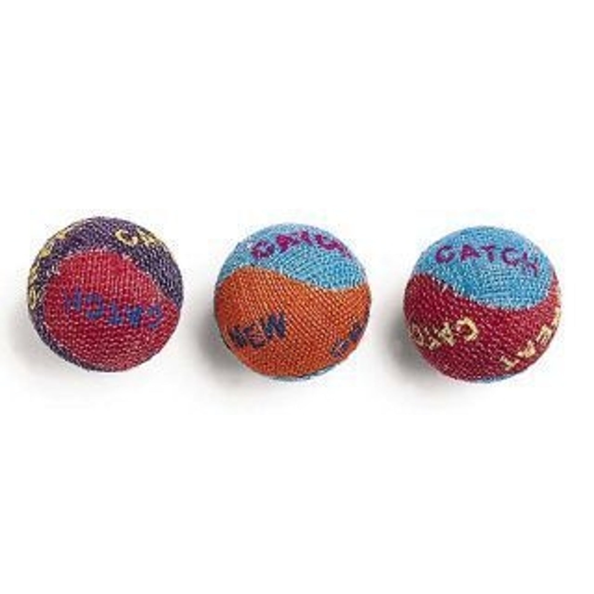 Burlap Cat Balls .5x0.5x0.25