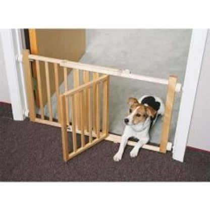 Wooden Small Animal Gate 25.5x2.5x18.5 Brown