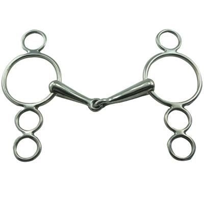 Coronet Contental 3 Ring Gag Bit 16Mm Mouth 5.75