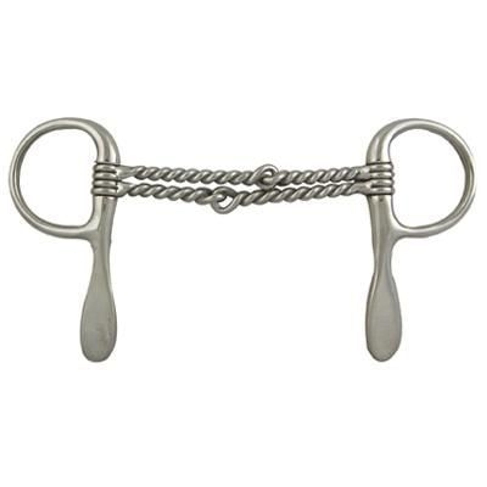 Double Twisted Wire Half Cheek Bit - 2 Shanks 5