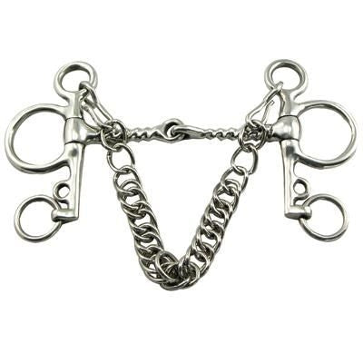 Coronet Jointed Corkscrew Pelham Bit 5