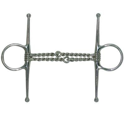 Coronet Double Twisted Wire Full Cheek Snaffle Bit