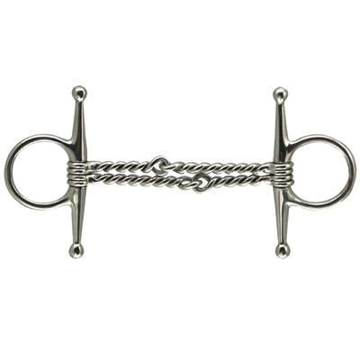 Coronet Double Twisted Wire Full Cheek Snaffle Bit