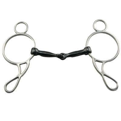 Western SS Sweet Iron Snaffle Wonder Gag Bit