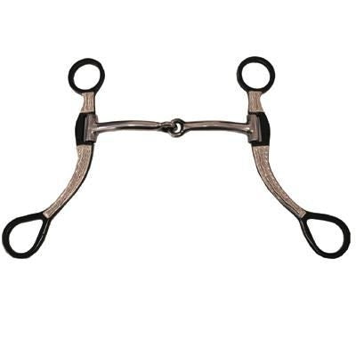Barbwire Design Antique Finish Snaffle Bit 5