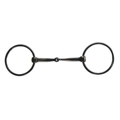 Coronet Icelandic Black Iron Snaffle Bit 4.75