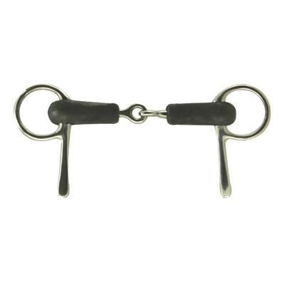 Coronet Rubber Mouth Half Cheek Snaffle Bit 5