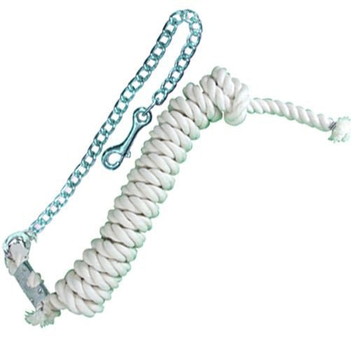 White 6ft Cotton Lead /Chain 6ft White