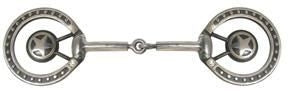 Robart Robart Pinchless Futurity Bit With Conchos 5