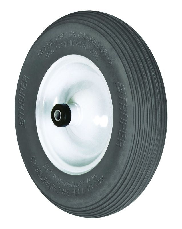 Truper Flat Free Tire with Rim 16in Black