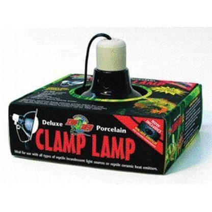 Deluxe Porcelain Clamp Lamp For Reptiles 5.5 Black