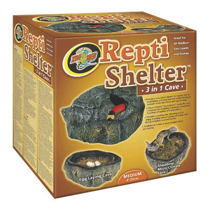 Repti Cave For Reptiles 6 x 5 x 6 Brown