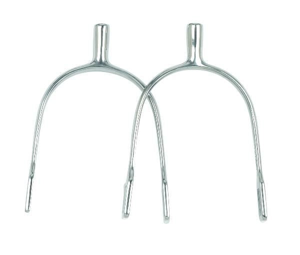 Perris Ladies Tom Thumb Spur 1/4 Bk/Wh