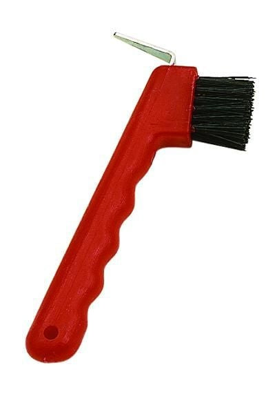 Perris Hoofpick With Brush Red