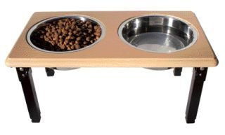 Posturepro Adjustable Double Diner Dish 2 Qt oak