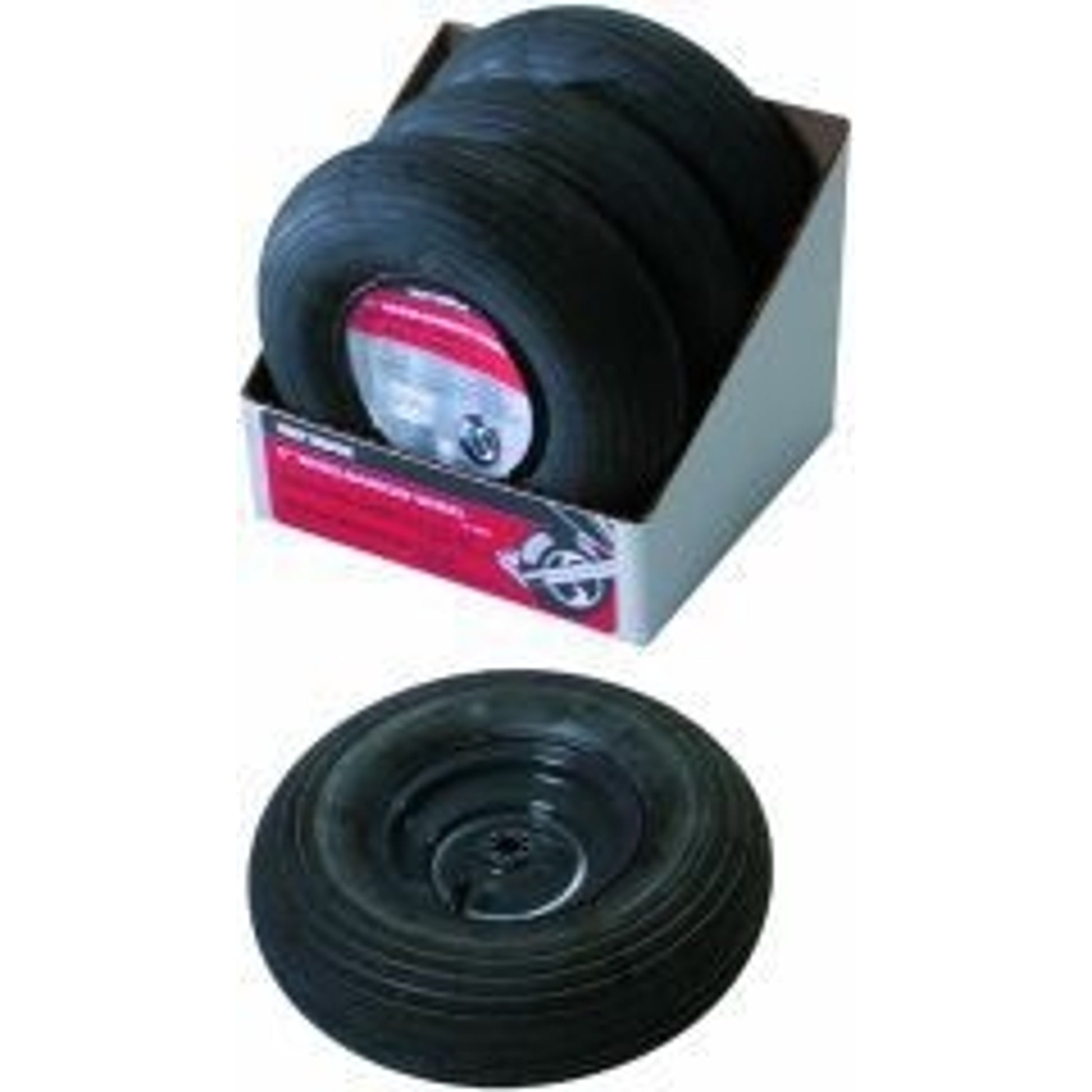 Wheel And Tire Assembly For Wheelbarrows 6in