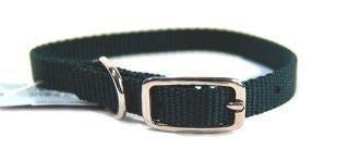 Nylon Dog Collar With Buckle 12 Inx3/8 In Hunter Grn