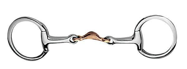 Korsteel Copper 1/4 Moon Mouth Eggbut Snaffle
