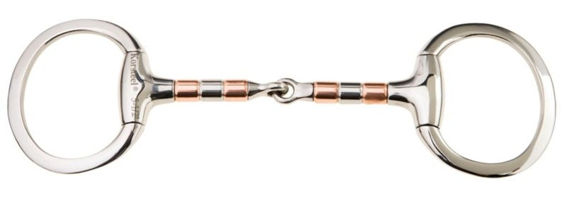 Korsteel Copper/Steel Mouth Rollers Eggbutt