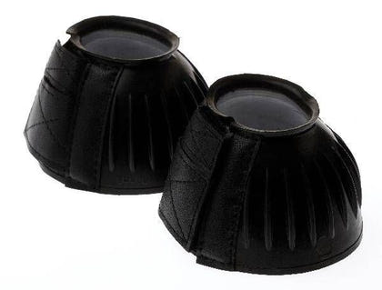 Roma Ribbed Rubber Velcro Bell Boots