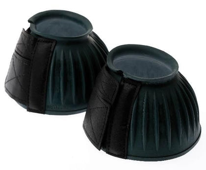 Roma Ribbed Rubber Velcro Bell Boots