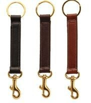 Tory Key Ring Brass Bolt Snap 11/4Inx31/2In Blk