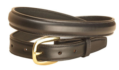 Tory Leather Leather Round Raised Belt 34 Oakbark