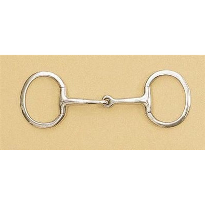 Centaur SS Eggbutt Snaffle W 75Mm Flat Rings