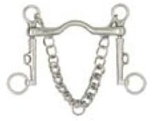 Centaur Stainless Steel Weymouth Curb Bit W Chain