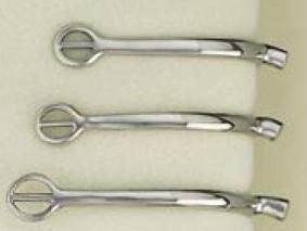Centaur Kids Stainless Steel Tom Thumb SpurBk/Wh