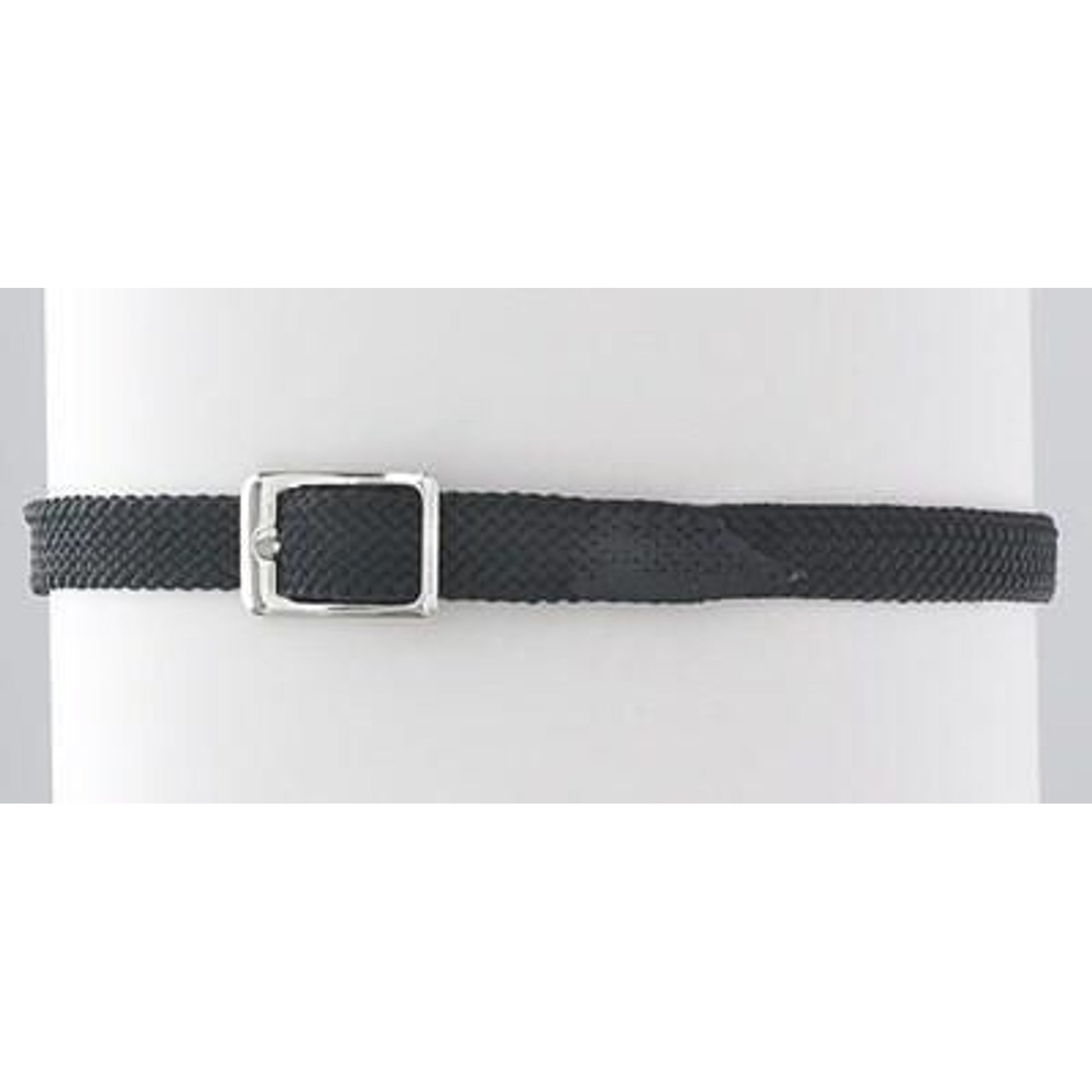 Braided Nylon Spur Strap-BlackBk/Wh