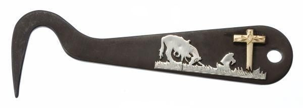 Tough1 Antique Hoof Pick/Cowboy Prayer