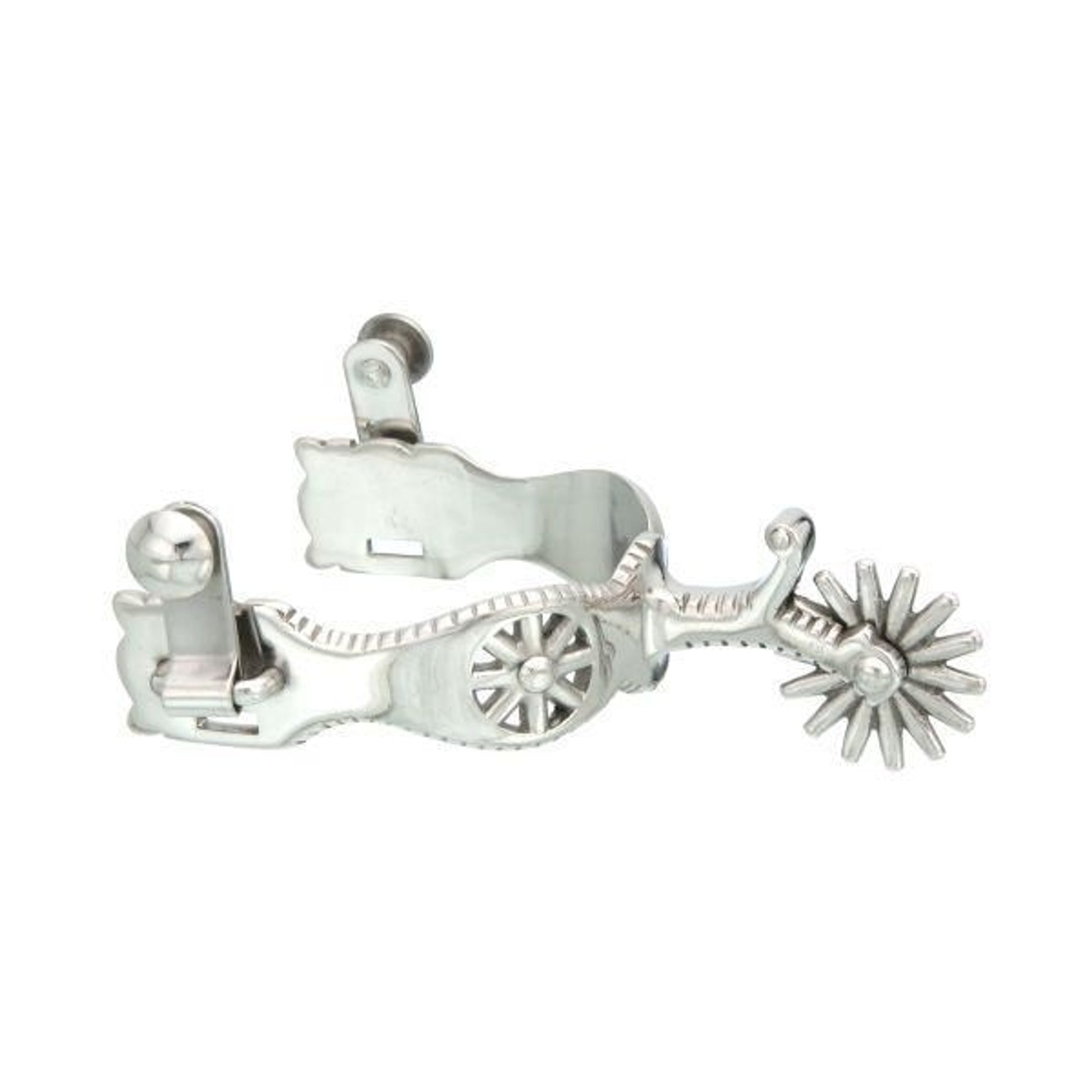 Kelly Silver Star Rowel Show Spurs Brn