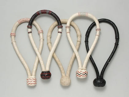 Royal King Latigo Rawhide Bosal 3/4 Rawhide Brown