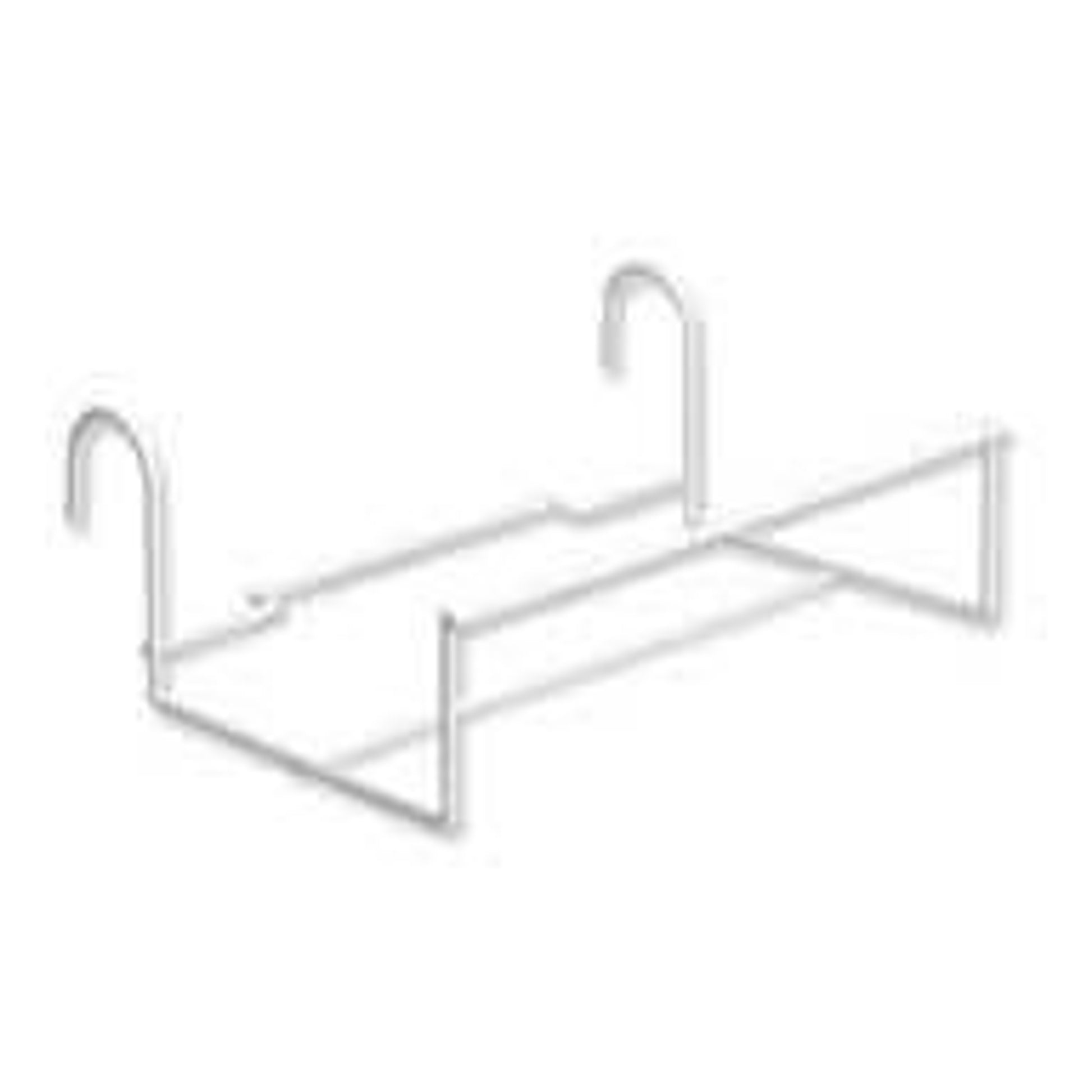 Flower Box Holder Railing White