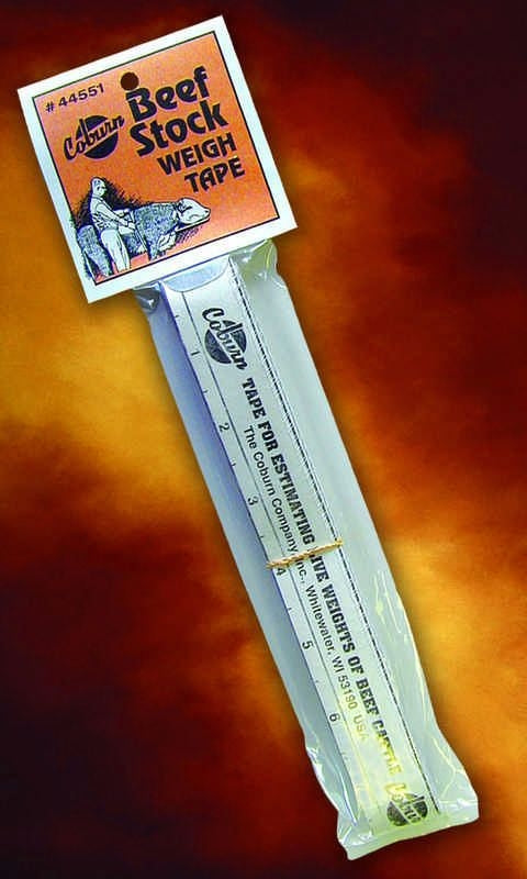 Beef Stock Weigh Tape 108 Inch