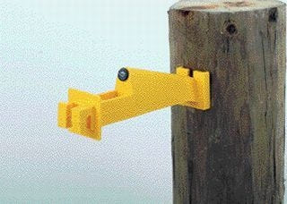 Extend Electric Fence Wood Post Insulator 10 Pack