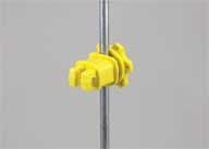 Western Round Post Insulator 25 Pack Yellow