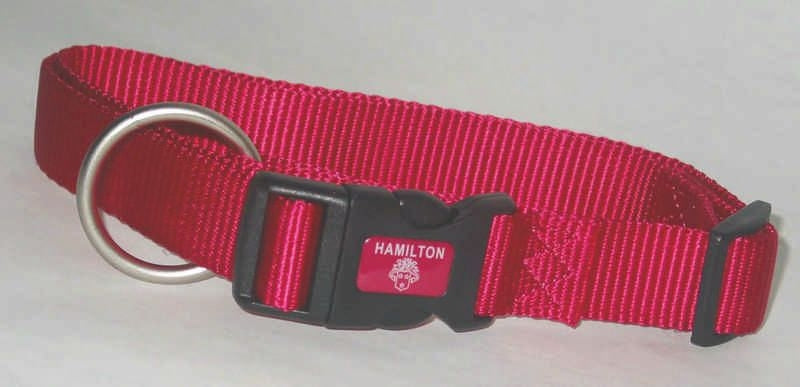 Adjustable Dog Collar 3/8x7-12 In Pink