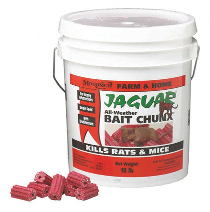 Jaguar Bait Chunk Rodenticide 18 Pound