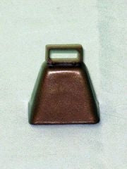 Long Distance Cow Bell 2 3/8 Inch Taupe