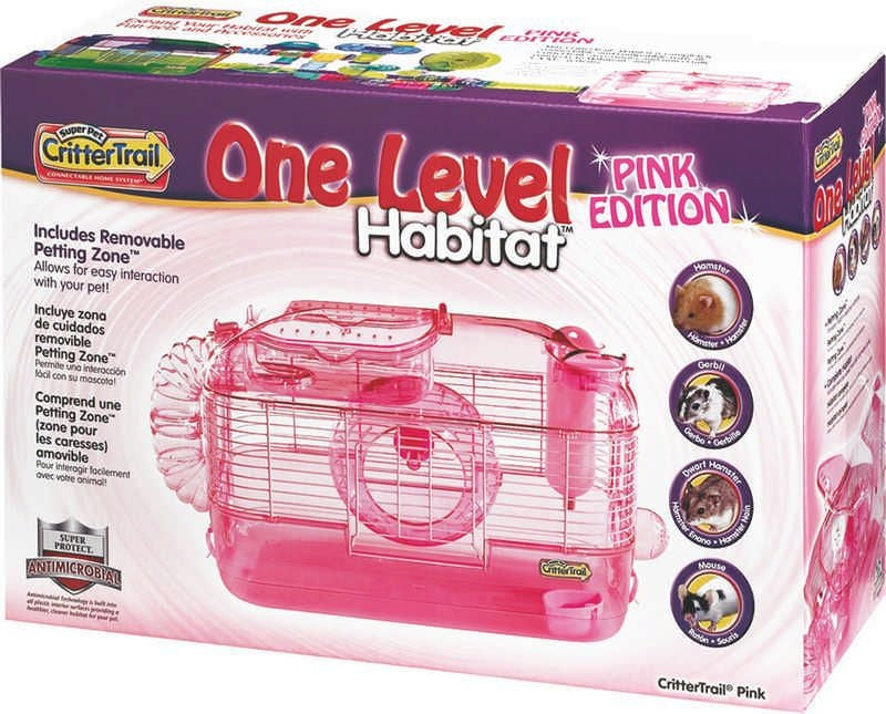 Crittertrail Pink Rodent Home Pink
