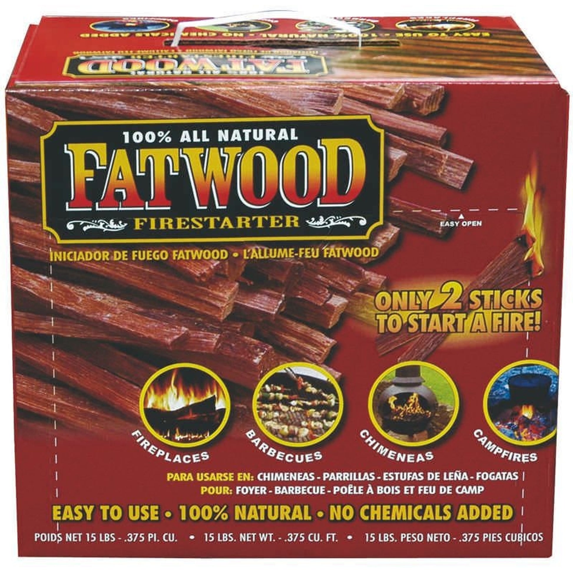 Fatwood Box 15 Pounds