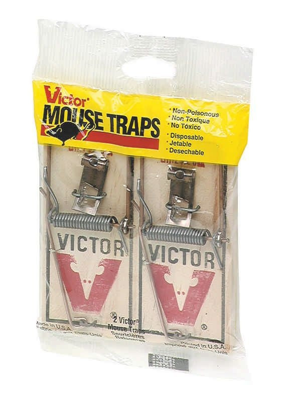 Twin Wood Mouse Trap 2 Pack