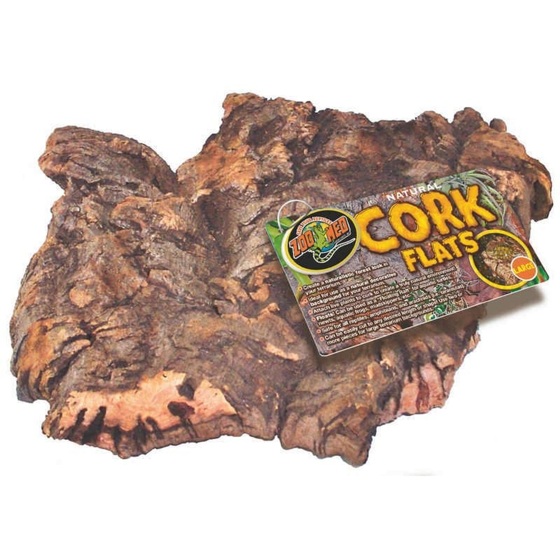 Cork Bark Flat For Terrariums Large Natural